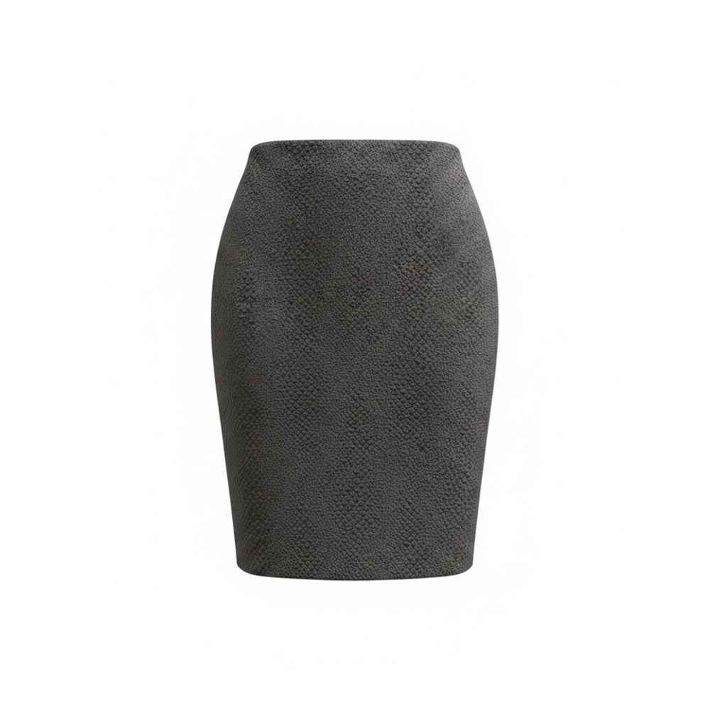 T Tahari Textured Gray Pencil Skirt Size 10